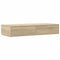 vidaXL Bed Drawers Sonoma oak 90 x 36.5 x 16.5 cm Engineered wood