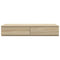 vidaXL Bed Drawers Sonoma oak 90 x 36.5 x 16.5 cm Engineered wood
