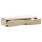 vidaXL Bed Drawers Sonoma oak 90 x 36.5 x 16.5 cm Engineered wood