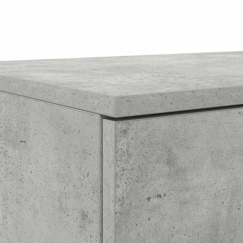 vidaXL Bed Drawers Concrete grey 90 x 36.5 x 16.5 cm Engineered wood