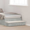 vidaXL Bed Drawers Concrete grey 90 x 36.5 x 16.5 cm Engineered wood