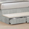 vidaXL Bed Drawers Concrete grey 90 x 36.5 x 16.5 cm Engineered wood