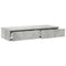vidaXL Bed Drawers Concrete grey 90 x 36.5 x 16.5 cm Engineered wood