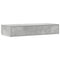 vidaXL Bed Drawers Concrete grey 90 x 36.5 x 16.5 cm Engineered wood