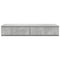 vidaXL Bed Drawers Concrete grey 90 x 36.5 x 16.5 cm Engineered wood