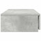 vidaXL Bed Drawers Concrete grey 90 x 36.5 x 16.5 cm Engineered wood