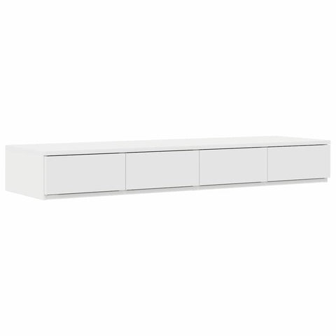 vidaXL Bed Drawers White 120 x 36.5 x 16.5 cm Engineered wood