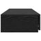 vidaXL Bed Drawers Black oak 120 x 36.5 x 16.5 cm Engineered wood