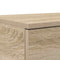 vidaXL Bed Drawers Sonoma oak 120 x 36.5 x 16.5 cm Engineered wood