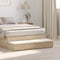vidaXL Bed Drawers Sonoma oak 120 x 36.5 x 16.5 cm Engineered wood