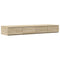 vidaXL Bed Drawers Sonoma oak 120 x 36.5 x 16.5 cm Engineered wood
