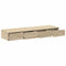 vidaXL Bed Drawers Sonoma oak 120 x 36.5 x 16.5 cm Engineered wood