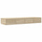 vidaXL Bed Drawers Sonoma oak 120 x 36.5 x 16.5 cm Engineered wood