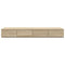 vidaXL Bed Drawers Sonoma oak 120 x 36.5 x 16.5 cm Engineered wood
