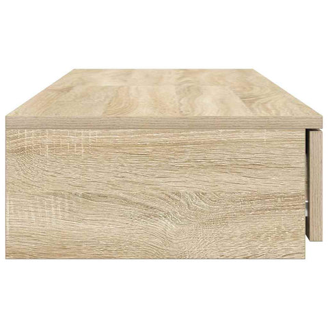 vidaXL Bed Drawers Sonoma oak 120 x 36.5 x 16.5 cm Engineered wood
