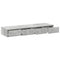 vidaXL Bed Drawers Concrete grey 120 x 36.5 x 16.5 cm Engineered wood