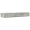 vidaXL Bed Drawers Concrete grey 120 x 36.5 x 16.5 cm Engineered wood