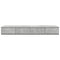 vidaXL Bed Drawers Concrete grey 120 x 36.5 x 16.5 cm Engineered wood