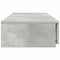 vidaXL Bed Drawers Concrete grey 120 x 36.5 x 16.5 cm Engineered wood