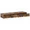 vidaXL Bed Drawers Smoked oak 120 x 36.5 x 16.5 cm Engineered wood