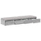 vidaXL Bed Drawers Grey sonoma 120 x 36.5 x 16.5 cm Engineered wood