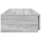 vidaXL Bed Drawers Grey sonoma 120 x 36.5 x 16.5 cm Engineered wood