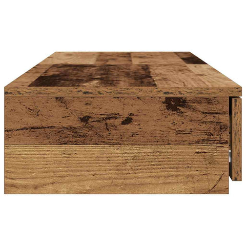 vidaXL Bed Drawers Old wood 120 x 36.5 x 16.5 cm Engineered wood