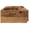 vidaXL Bed Drawers Old wood 120 x 36.5 x 16.5 cm Engineered wood