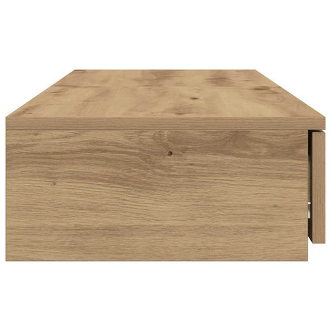 vidaXL Bed Drawers Artisan oak 120 x 36.5 x 16.5 cm Engineered wood