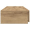 vidaXL Bed Drawers Artisan oak 120 x 36.5 x 16.5 cm Engineered wood