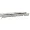 vidaXL Bed Drawers Concrete grey 140 x 36.5 x 16.5 cm Engineered wood