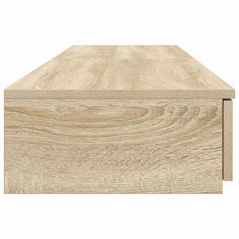 vidaXL Bed Drawers Sonoma oak 150 x 36.5 x 16.5 cm Engineered wood