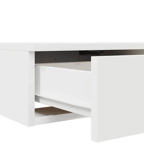 vidaXL Bed Drawers White 75 x 36.5 x 16.5 cm Engineered wood