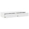 vidaXL Bed Drawers White 75 x 36.5 x 16.5 cm Engineered wood