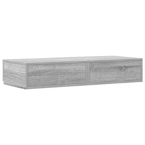 vidaXL Bed Drawers Grey sonoma 75 x 36.5 x 16.5 cm Engineered wood