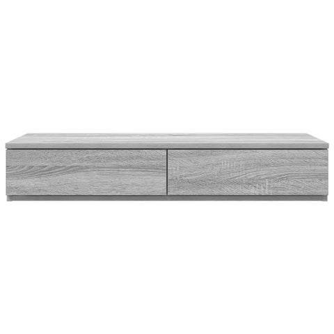 vidaXL Bed Drawers Grey sonoma 75 x 36.5 x 16.5 cm Engineered wood