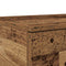 vidaXL Bed Drawers Old wood 75 x 36.5 x 16.5 cm Engineered wood