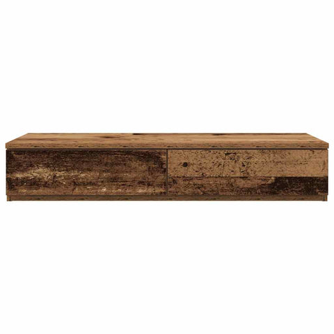 vidaXL Bed Drawers Old wood 75 x 36.5 x 16.5 cm Engineered wood