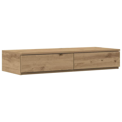 vidaXL Bed Drawers Artisan oak 75 x 36.5 x 16.5 cm Engineered wood