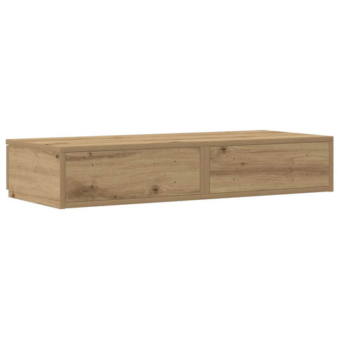 vidaXL Bed Drawers Artisan oak 75 x 36.5 x 16.5 cm Engineered wood