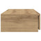 vidaXL Bed Drawers Artisan oak 75 x 36.5 x 16.5 cm Engineered wood