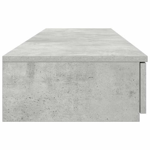 vidaXL Bed Drawers Concrete grey 160 x 36.5 x 16.5 cm Engineered wood