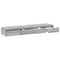 vidaXL Bed Drawers Grey sonoma 160 x 36.5 x 16.5 cm Engineered wood