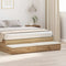 vidaXL Bed Drawers Artisan oak 160 x 36.5 x 16.5 cm Engineered wood