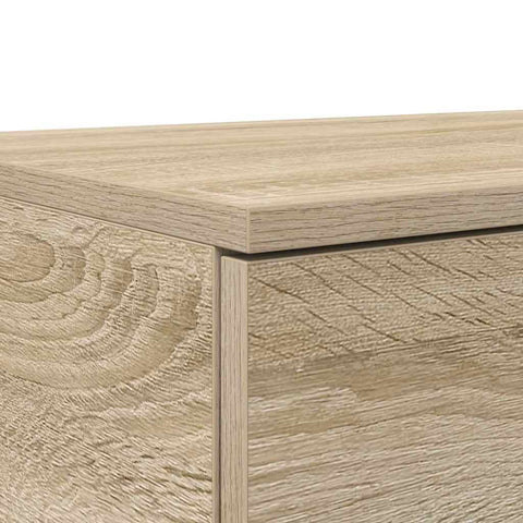 vidaXL Bed Drawers Sonoma oak 180 x 36.5 x 16.5 cm Engineered wood