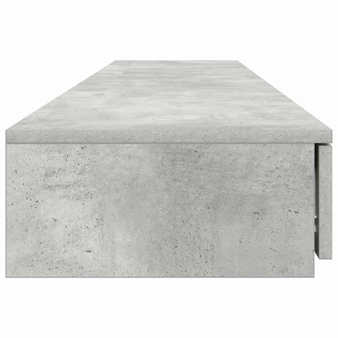 vidaXL Bed Drawers Concrete grey 180 x 36.5 x 16.5 cm Engineered wood