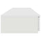 vidaXL Bed Drawers White 135 x 36.5 x 16.5 cm Engineered wood