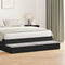 vidaXL Bed Drawers Black oak 135 x 36.5 x 16.5 cm Engineered wood