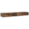 vidaXL Bed Drawers Smoked oak 135 x 36.5 x 16.5 cm Engineered wood
