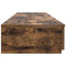 vidaXL Bed Drawers Smoked oak 135 x 36.5 x 16.5 cm Engineered wood
